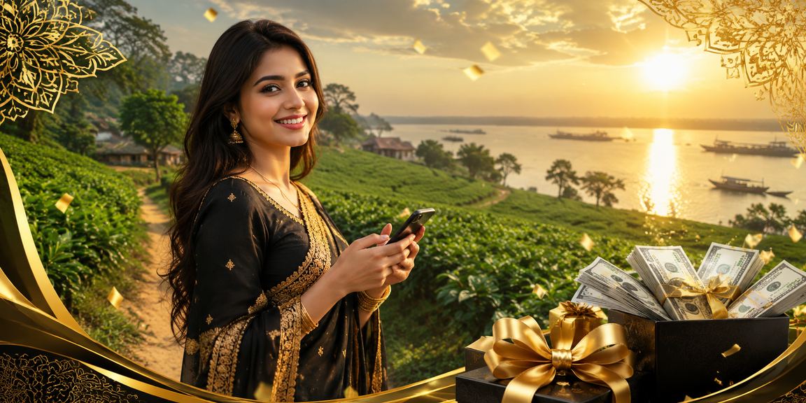 বগুড়ায় চা বাগানে ভিআইপি বোনাস সুবিধা উপভোগ করছেন একজন বাংলাদেশি ব্যবহারকারী